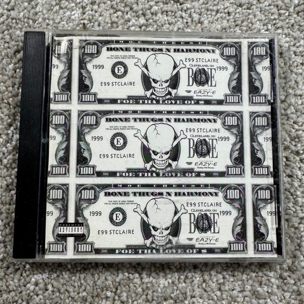 Bone Thugs-N-Harmony Foe Tha Love of $ CD Single 1995 Eazy-E Ruthless Rap
